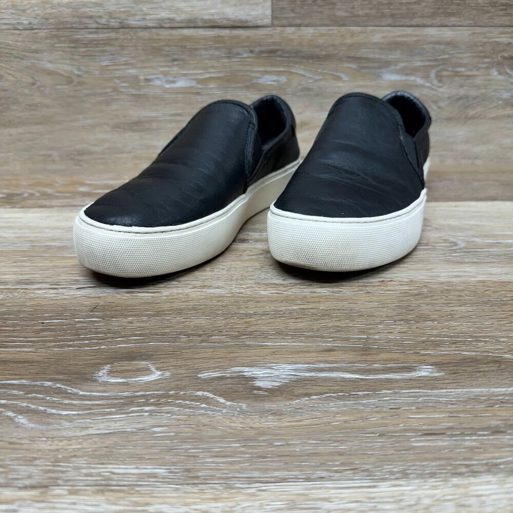 Ugg Jass Black Leather Slip On Women's Size 9